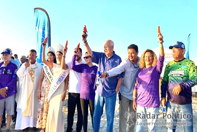 Encabeza Gobernador disparo de salida de la Copa Presidente y destaca crecimiento de la pesca deportiva en BCS