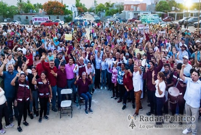 Ante más de 800 personas en la ballena, Milena Quiroga destaca que el pueblo debe marcar el rumbo de la transformación