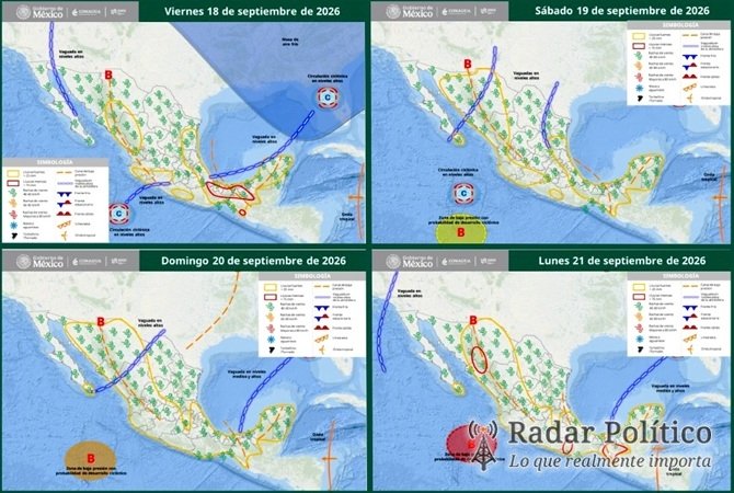 Protección Civil de Los Cabos emite aviso preventivo por lluvias fuertes y oleaje elevado