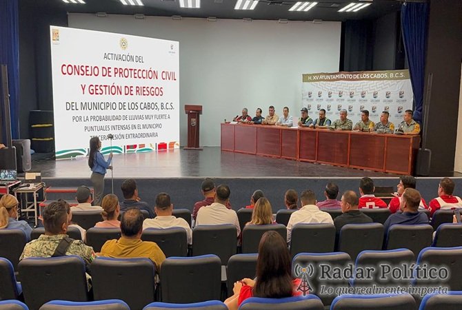 Aprueba Consejo de Protección Civil de Los Cabos cinco acuerdos preventivos ante pronóstico de lluvias intensas