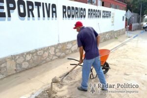 Rehabilitan Unidad Deportiva Rodrigo Aragón Ceseña tras afectaciones por lluvias