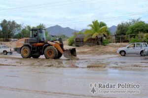 Mantiene Servicios Públicos operativo de rehabilitación vial en San José del Cabo tras lluvias