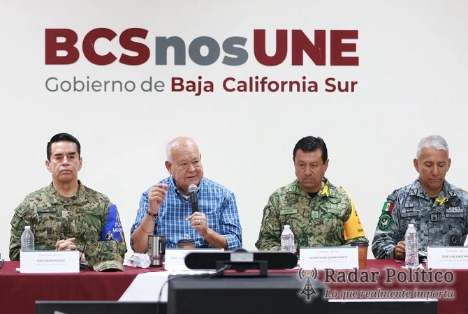 Da seguimiento el Consejo Estatal de Protección Civil a lluvias en BCS