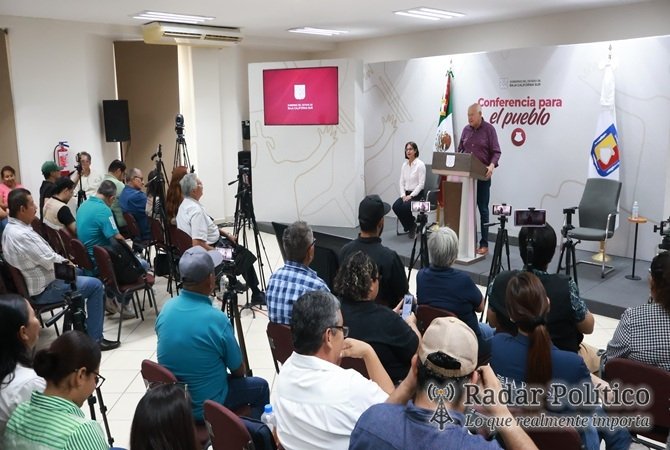Víctor Castro reconoce trabajo con la Federación; programas sociales benefician a 655 mil 259 personas en BCS