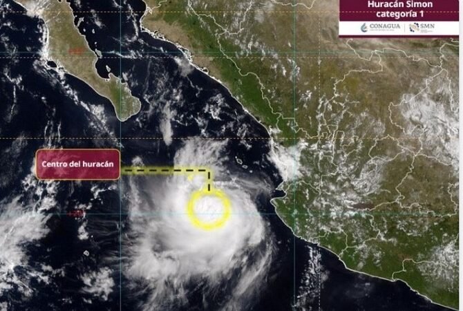 Mantiene Consejo Estatal de Protección Civil vigilancia por efectos del huracán Simon en BCS