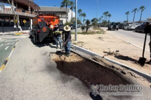 Atiende Ayuntamiento de Los Cabos reportes ciudadanos con programa permanente de bacheo