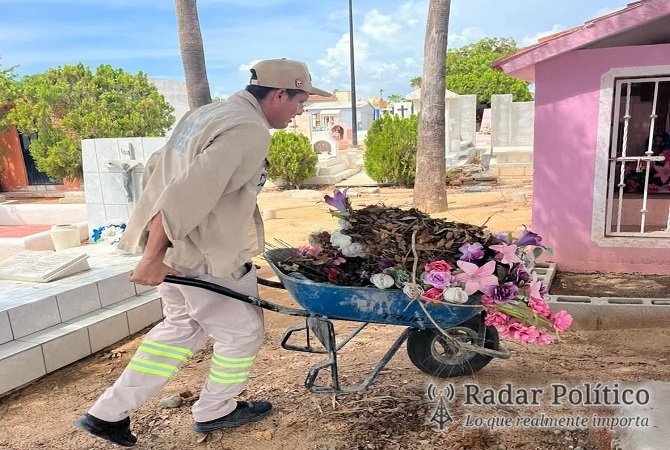 Garantiza XV Ayuntamiento de Los Cabos espacios dignos en panteones para los días 1 y 2 de noviembre